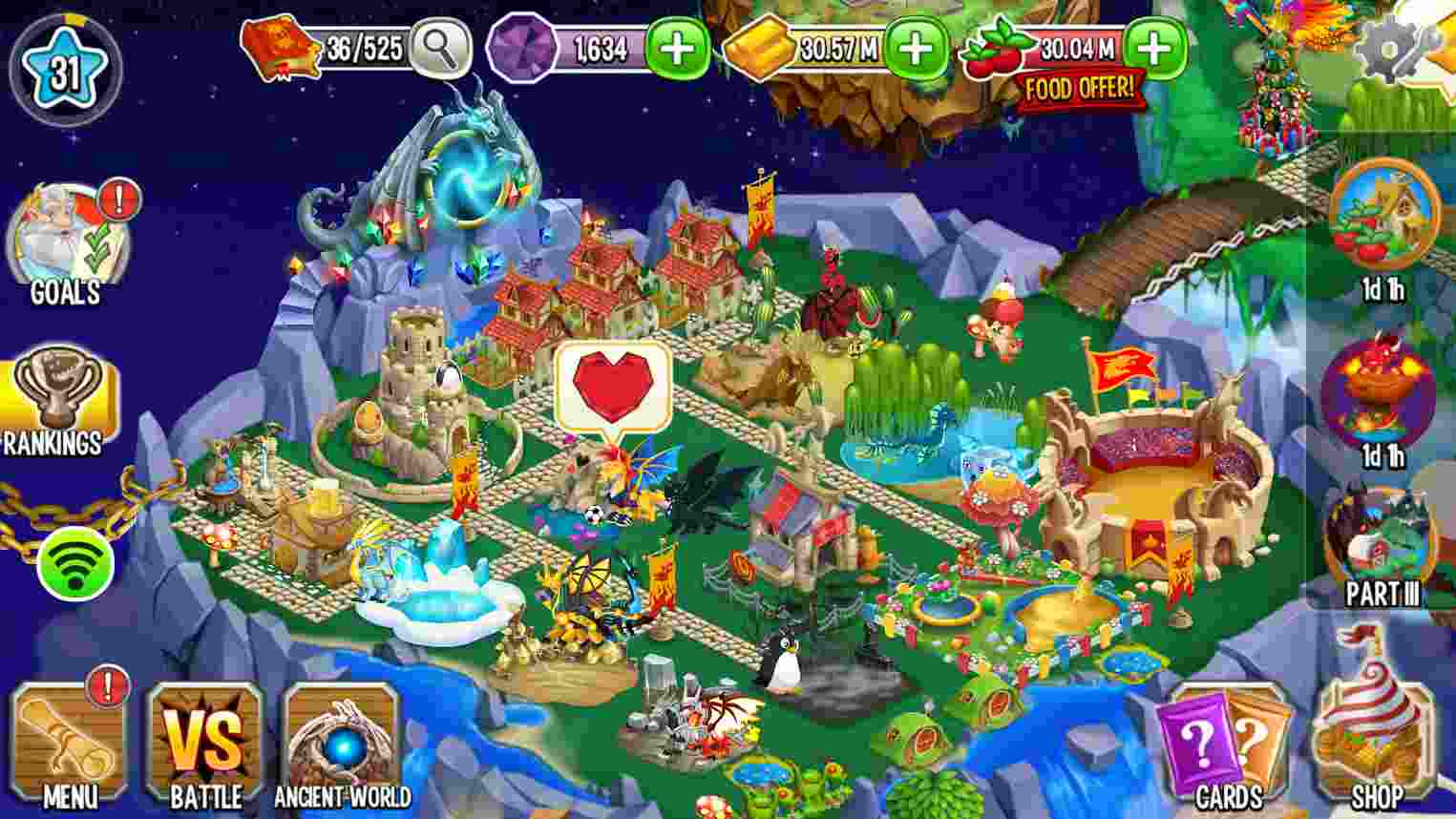 Hình ảnh game Dragon City mobile in Dragon City Hình ảnh game Dragon City mobile in Dragon City