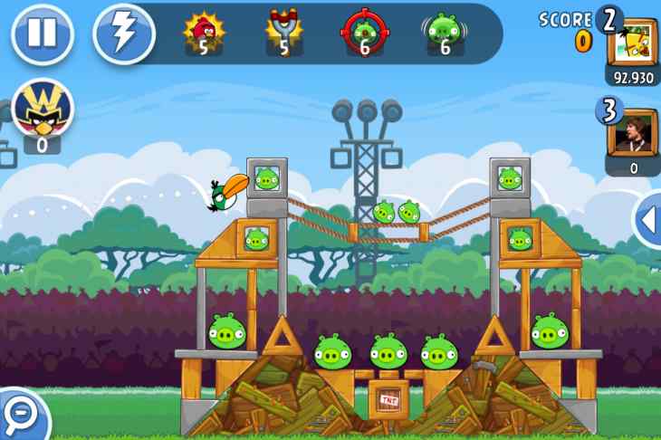 Hình ảnh game angry bird in Angry Bird Hình ảnh game angry bird in Angry Bird