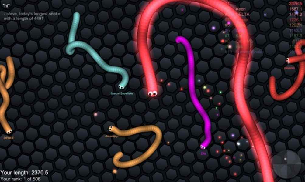 Hình ảnh game slither.io mobile in slither.io Hình ảnh game slither.io mobile in slither.io