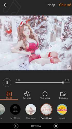 Hình ảnh ung dung VivaVideo in VivaVideo Pro Hình ảnh ung dung VivaVideo in VivaVideo Pro