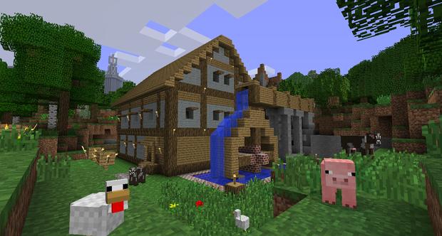 Hình ảnh game Minecraft in Minecraft Hình ảnh game Minecraft in Minecraft