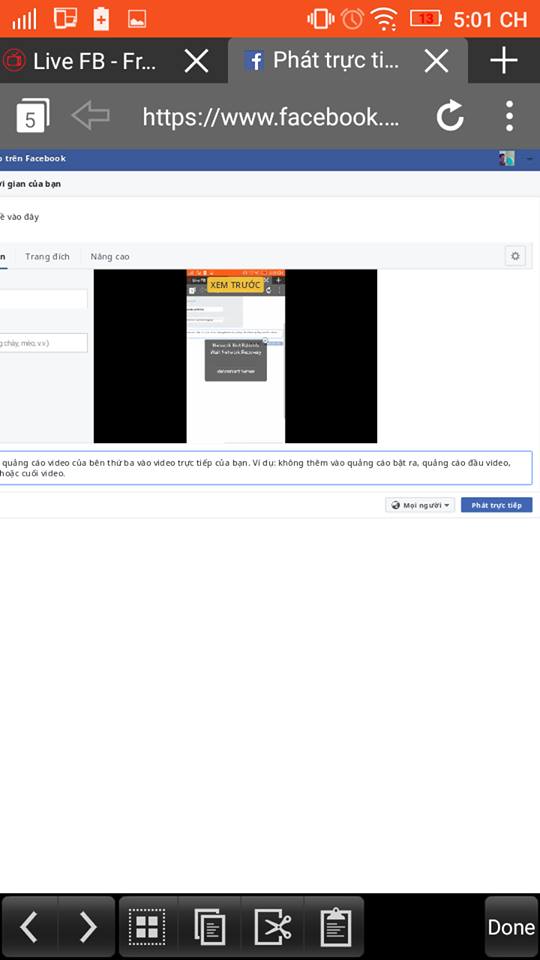 Hình ảnh cai dat live stream man hinh truc tiep tren facebook 3 in Hướng dẫn Live Stream Video màn hình điện thoại trực tiếp trên Facebook Hình ảnh cai dat live stream man hinh truc tiep tren facebook 3 in Hướng dẫn Live Stream Video màn hình điện thoại trực tiếp trên Facebook