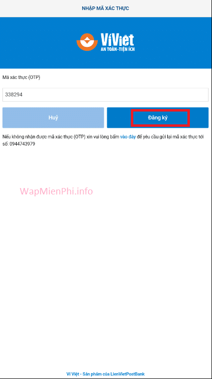 Hình ảnh dang ky tai khoan vi viet 3 in Đăng ký Ví Việt nhận ngay 35K Hình ảnh dang ky tai khoan vi viet 3 in Đăng ký Ví Việt nhận ngay 35K