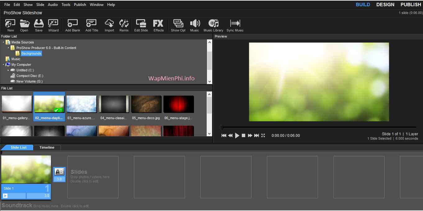 Hình ảnh tai Proshow Producer in Proshow Producer Hình ảnh tai Proshow Producer in Proshow Producer