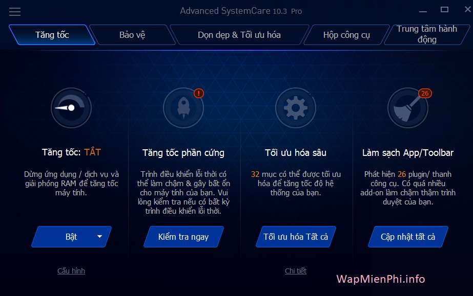 Hình ảnh tai Advanced System Care in Advanced SystemCare Pro 10 Hình ảnh tai Advanced System Care in Advanced SystemCare Pro 10