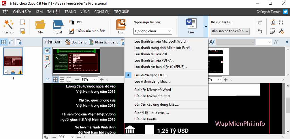 Hình ảnh tai ABBYY in ABBYY FineReader Hình ảnh tai ABBYY in ABBYY FineReader