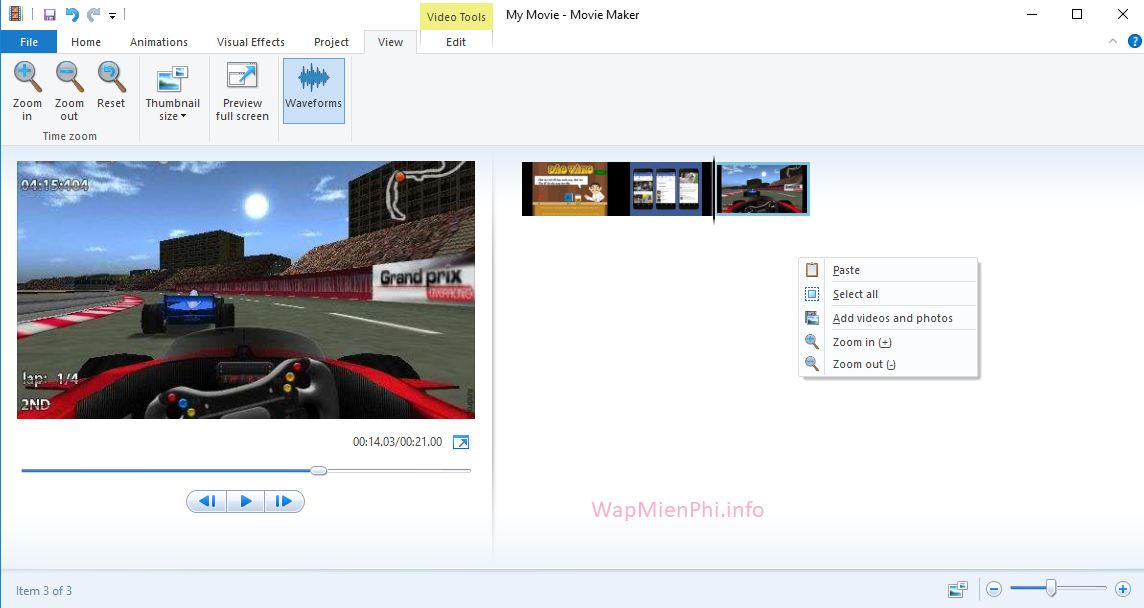 Hình ảnh tai Windows Movie Maker in Movie Maker Hình ảnh tai Windows Movie Maker in Movie Maker
