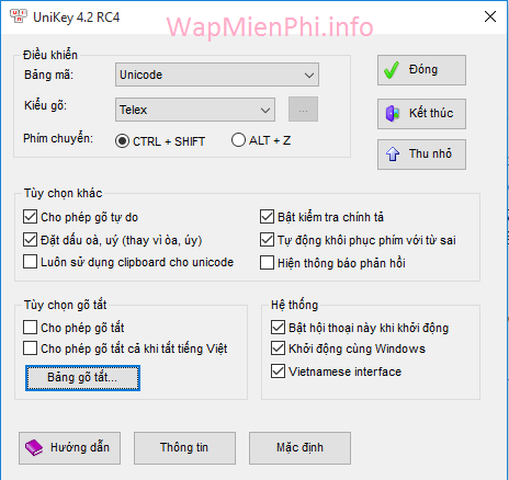 Hình ảnh tai unikey in Unikey Hình ảnh tai unikey in Unikey