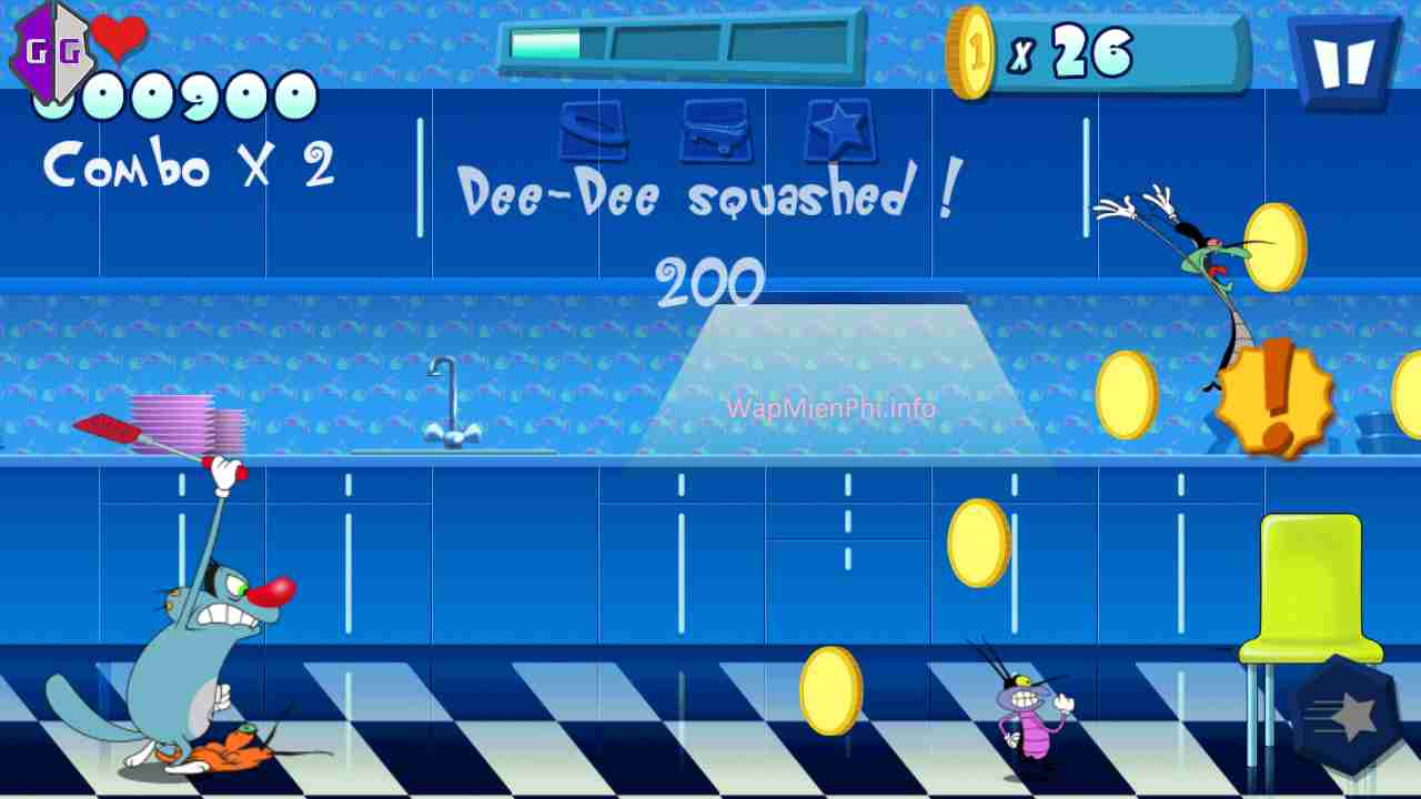 Hình ảnh game Oggy Dap Gian in Oggy Đập Gián Hình ảnh game Oggy Dap Gian in Oggy Đập Gián