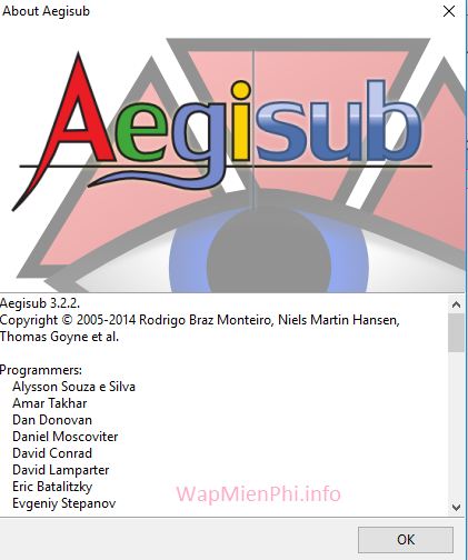 Hình ảnh tai Aegisub in Aegisub Hình ảnh tai Aegisub in Aegisub