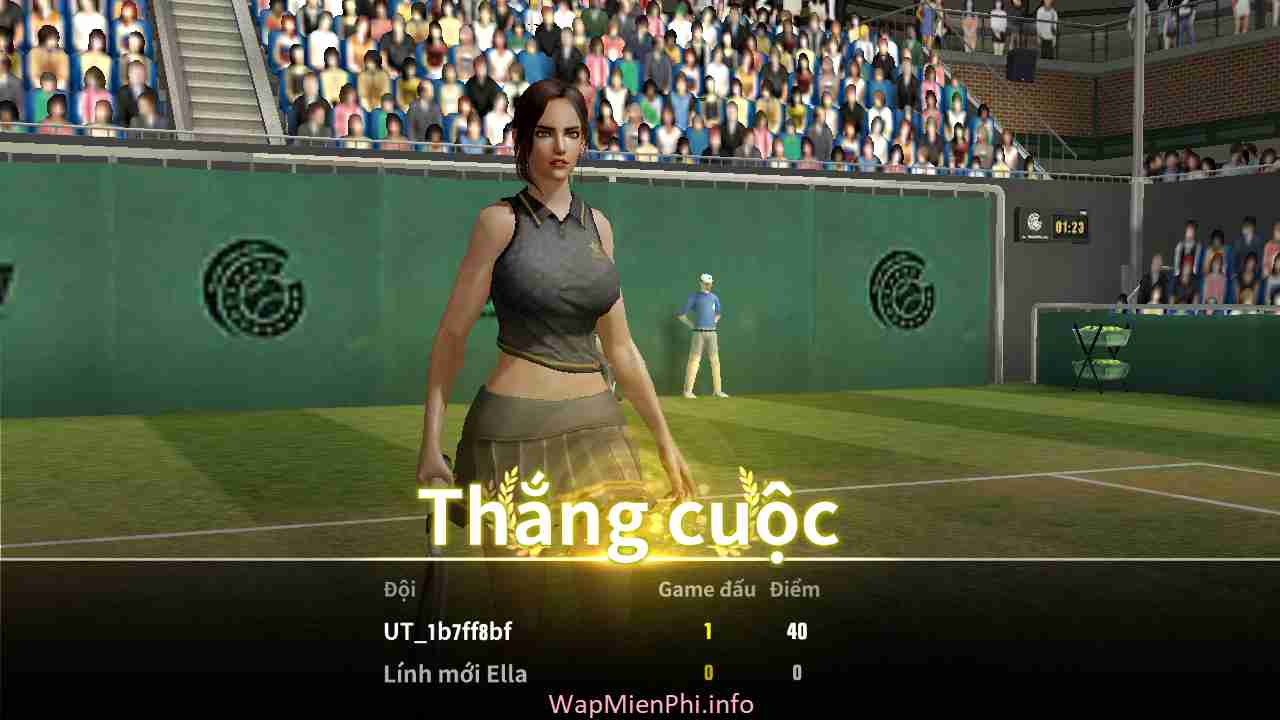 Hình ảnh choi game Tennis Online in Tennis Online Hình ảnh choi game Tennis Online in Tennis Online